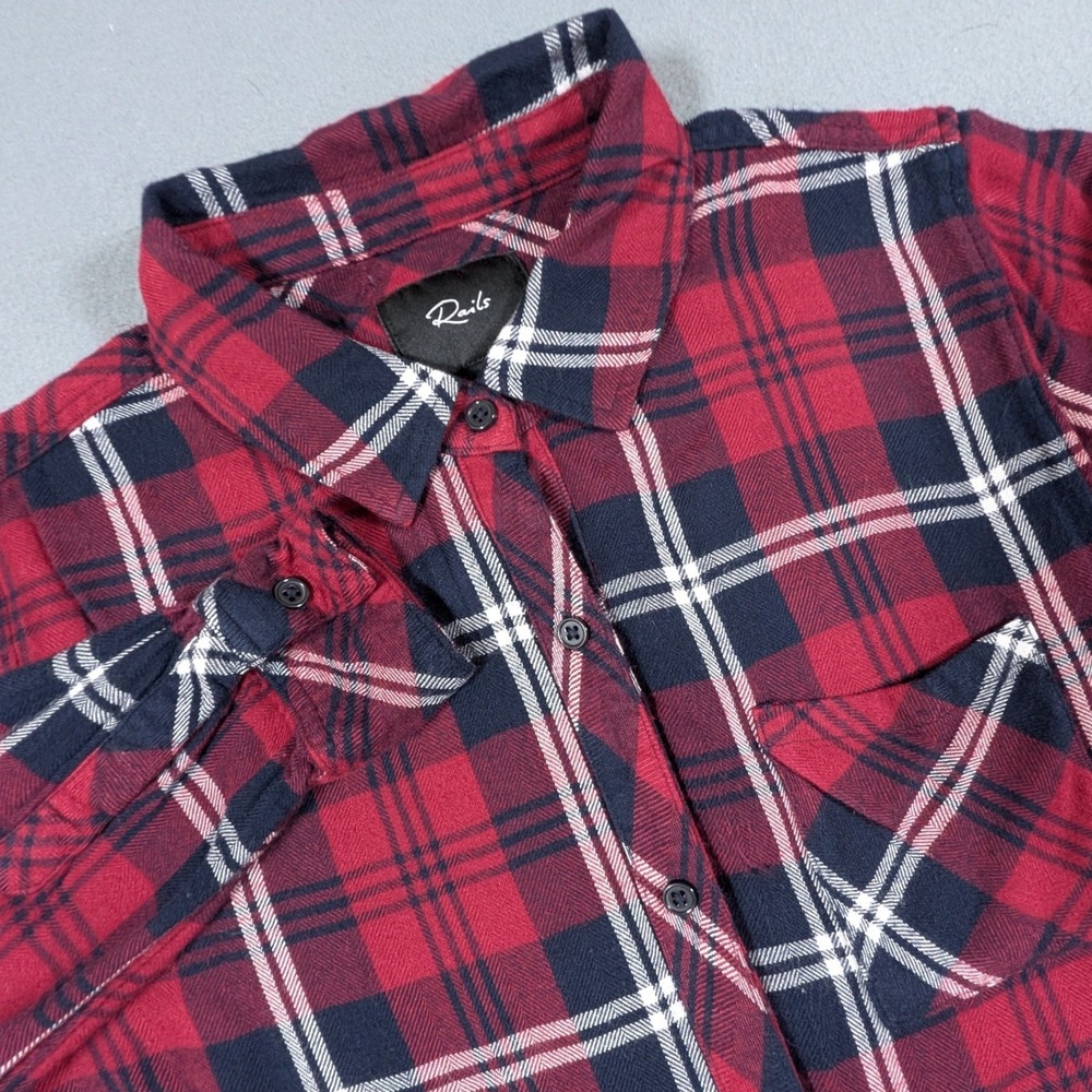 Rails Hunter Plaid Button Downโ Shirt Womens Size Small Soft